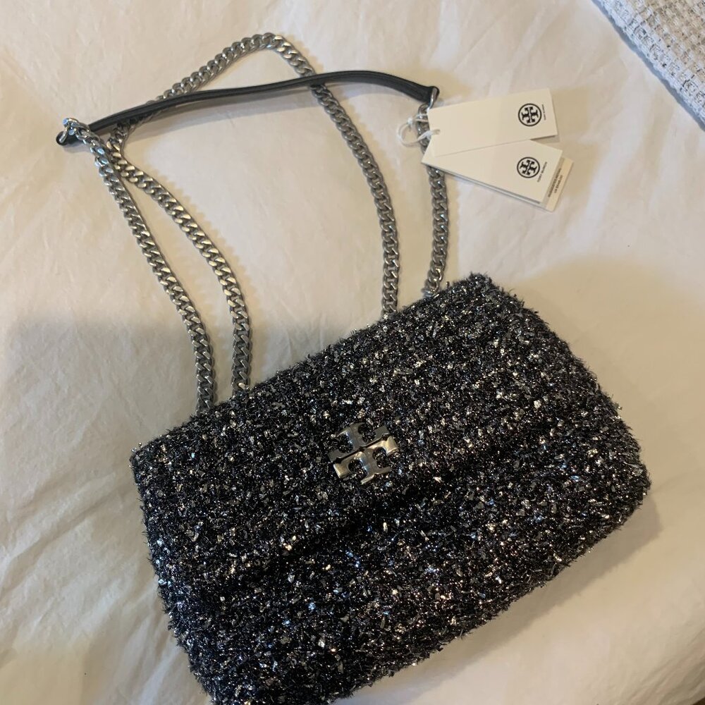 Tory Burch Kira Tweed Small Convertible Shoulder Bag NWT